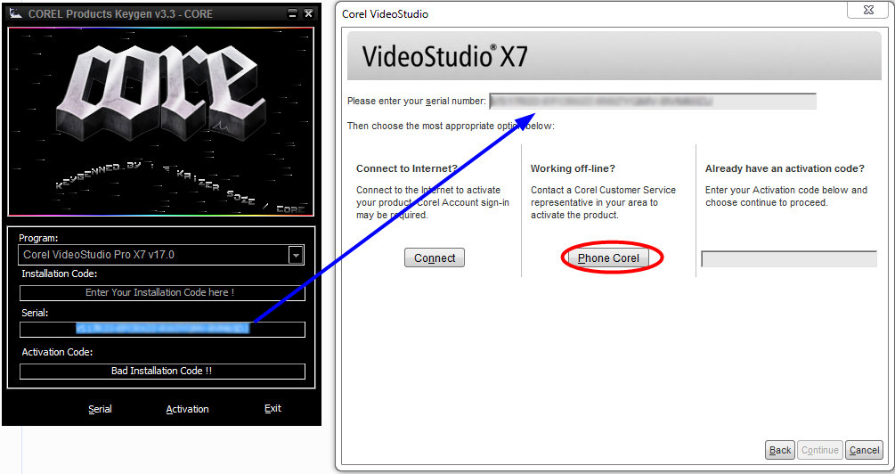 Corel videostudio x7 free activation number online